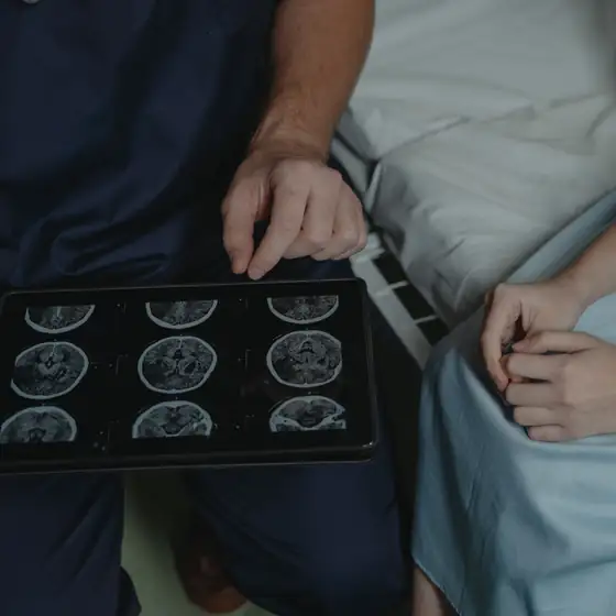 Brain scans on a tablet